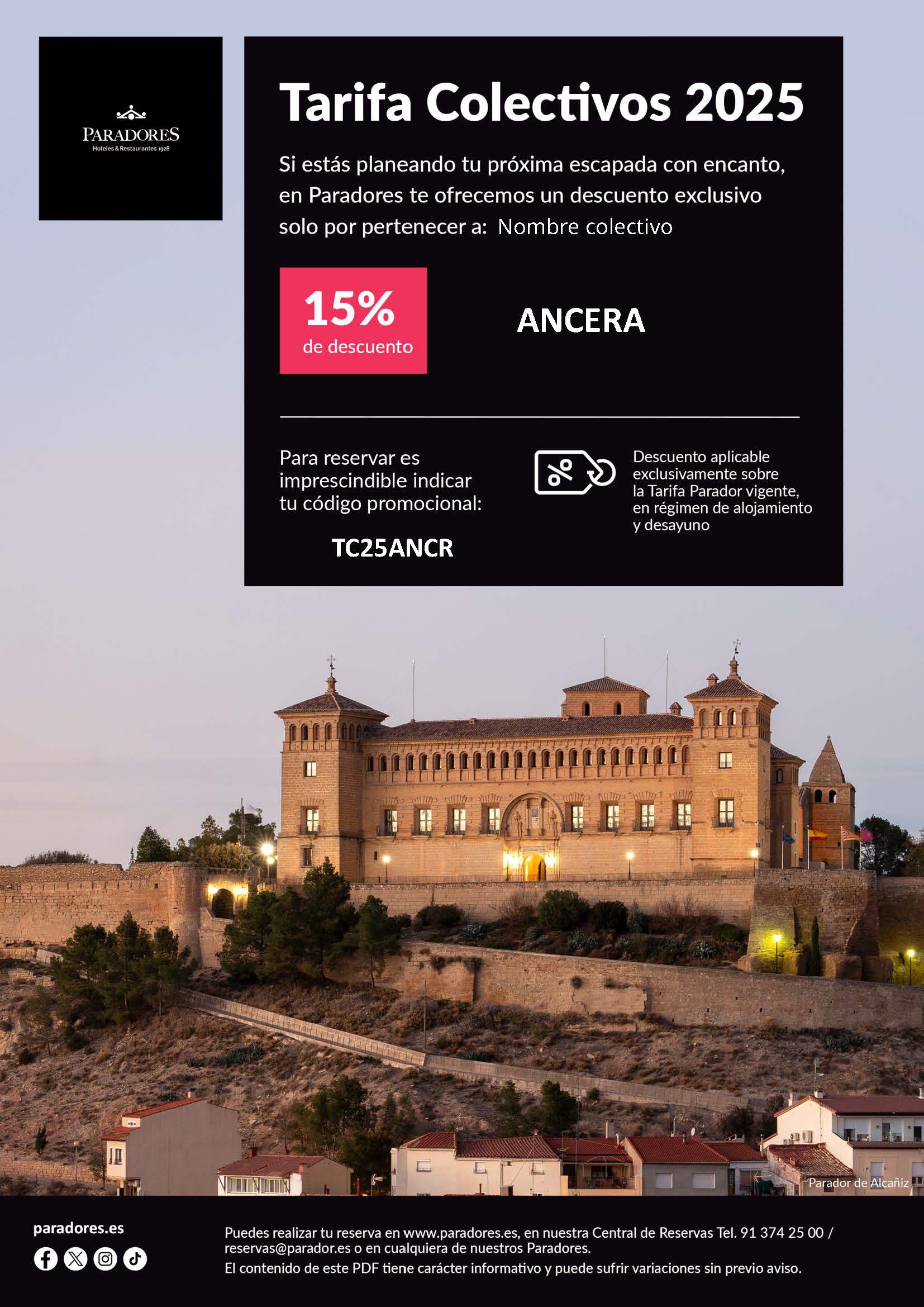 Oferta paradores 2025