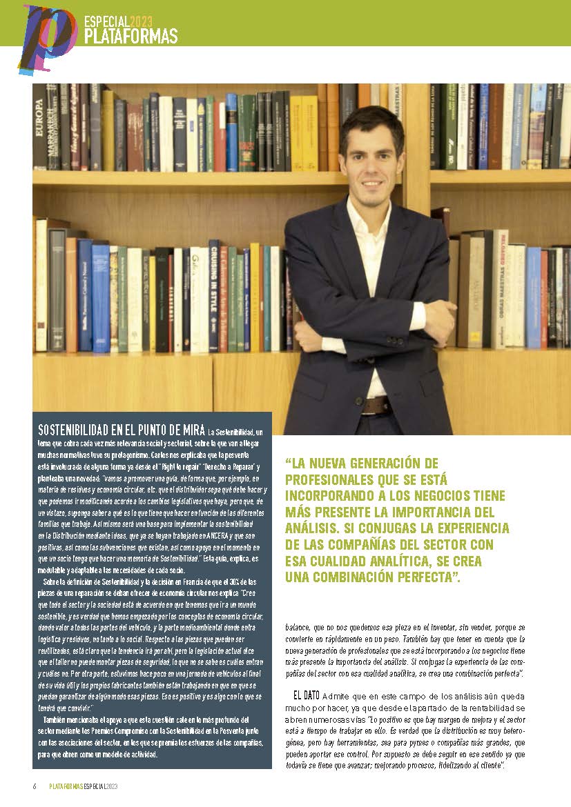 Carlos Martín en especial Mundo Recambio