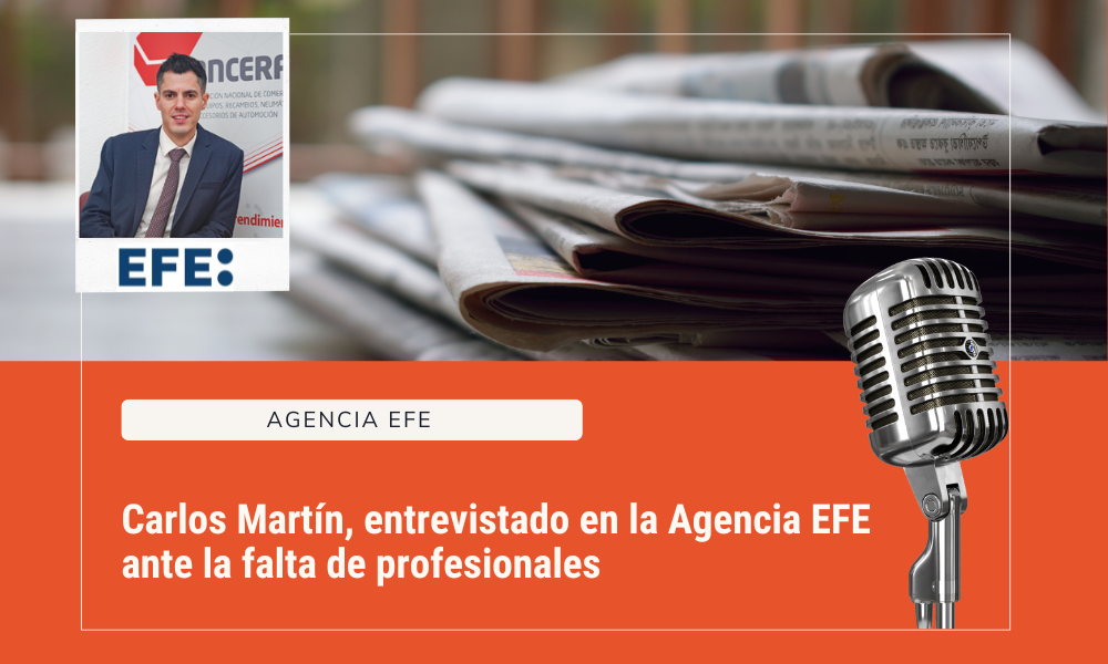 Entrevista de Carlos Martín en EFE ante la falta de profesionales en el sector